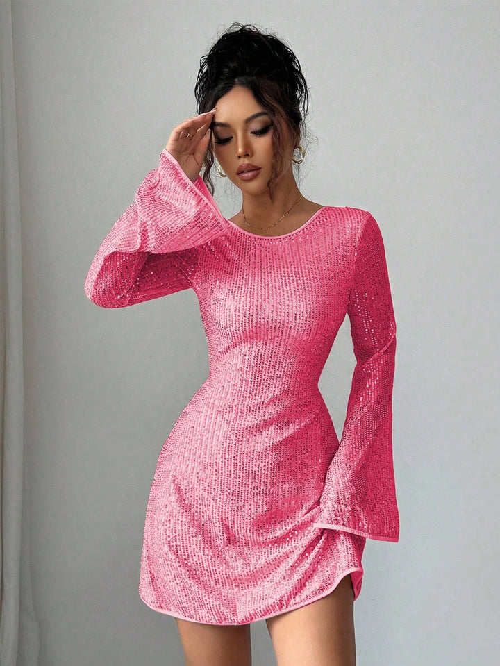 Rochie scurtă SHEIN, roz