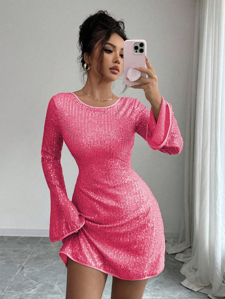 Rochie scurtă SHEIN, roz