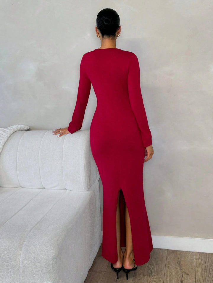 Rochie maxi SHEIN, roșu