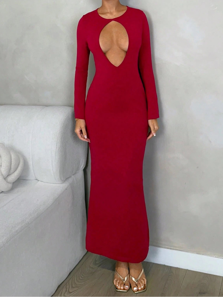 Rochie maxi SHEIN, roșu