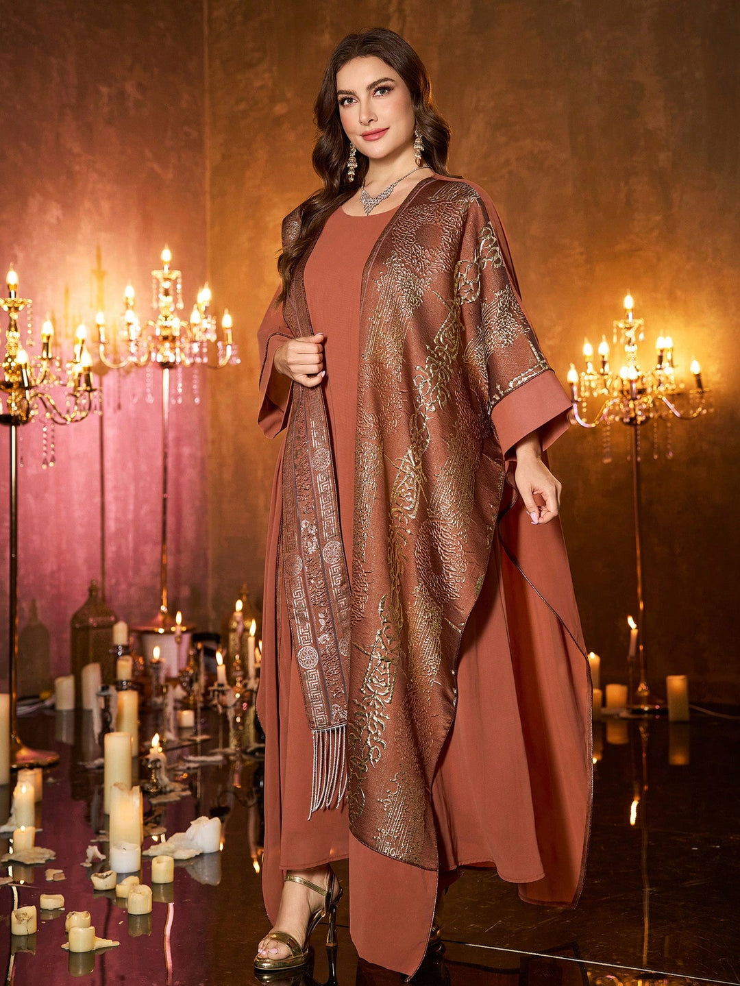 Rochie SHEIN, maro