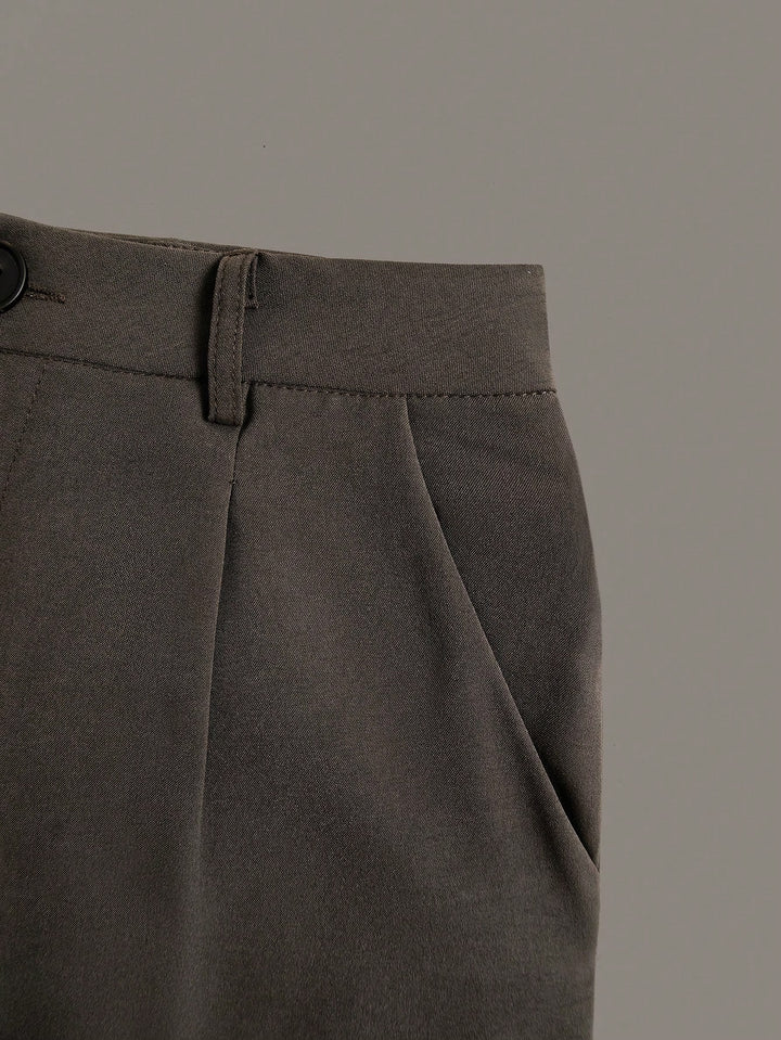 Pantaloni SHEIN, maro