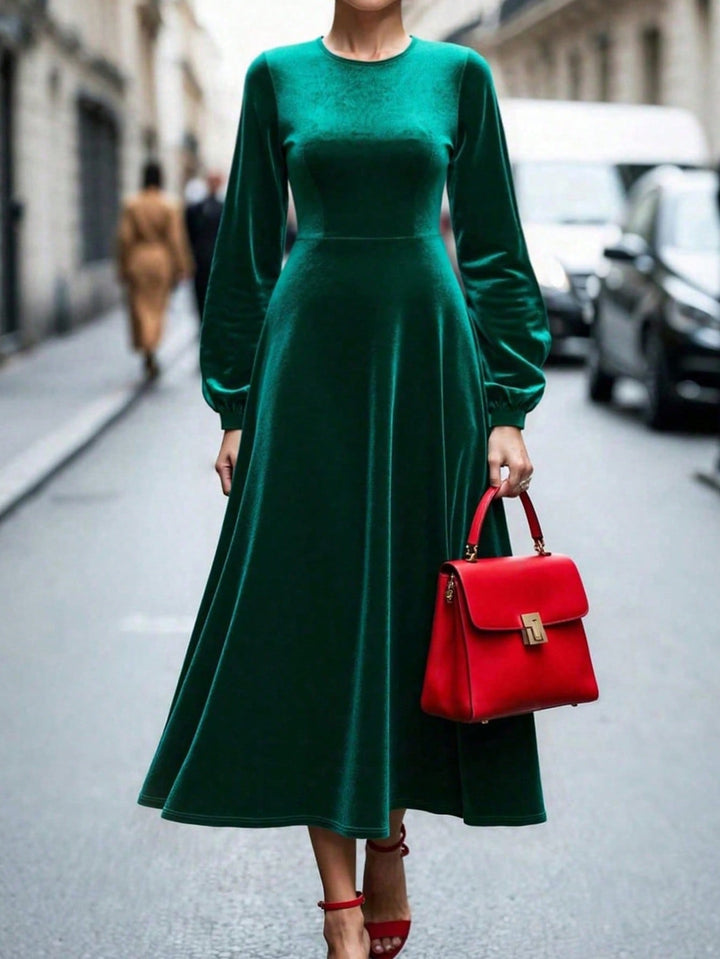 Rochie maxi SHEIN, verde