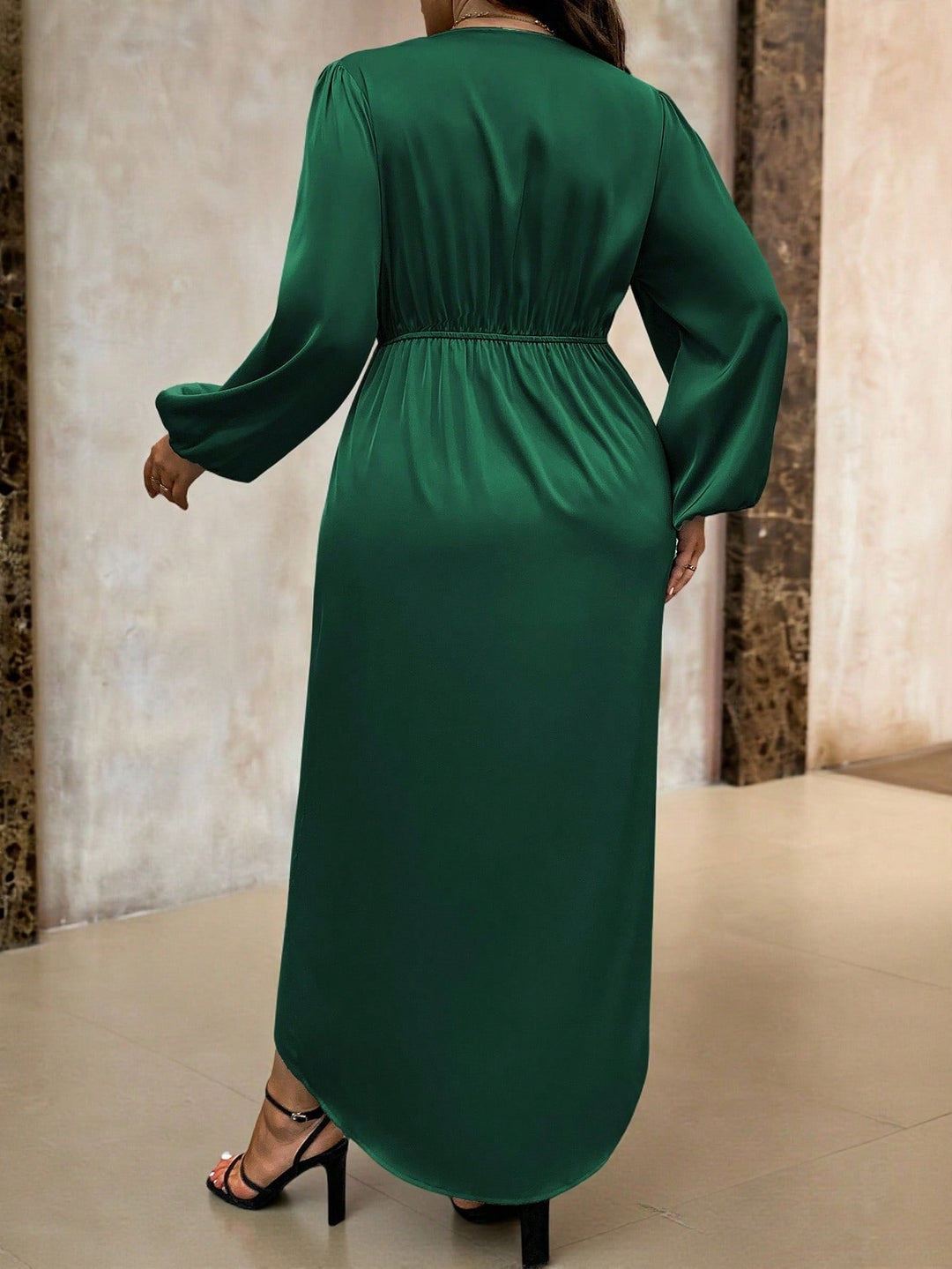 SHEIN zöld maxi ruha