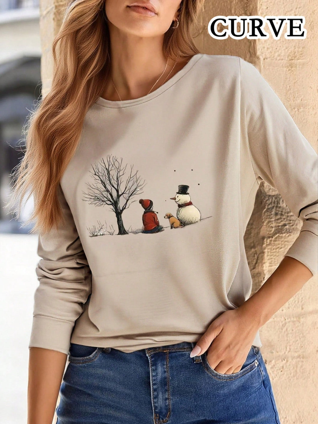 Tricou SHEIN, bej