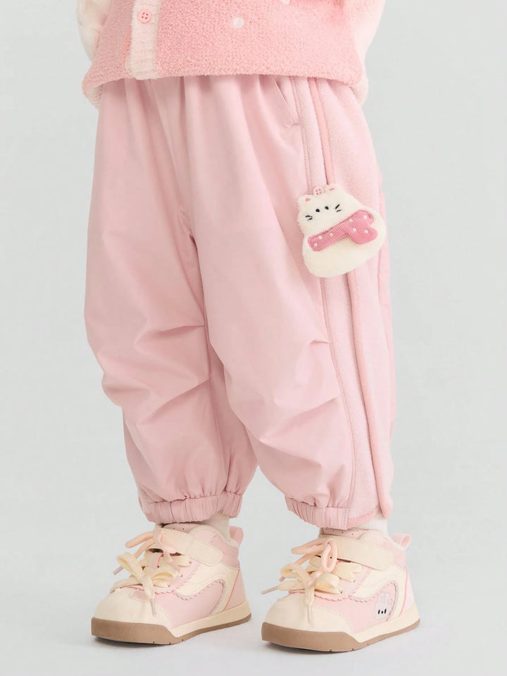 Pantaloni SHEIN, roz