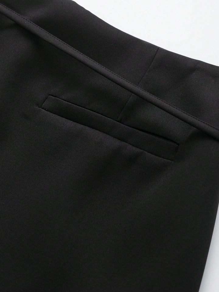 Pantaloni scurți SHEIN, negru