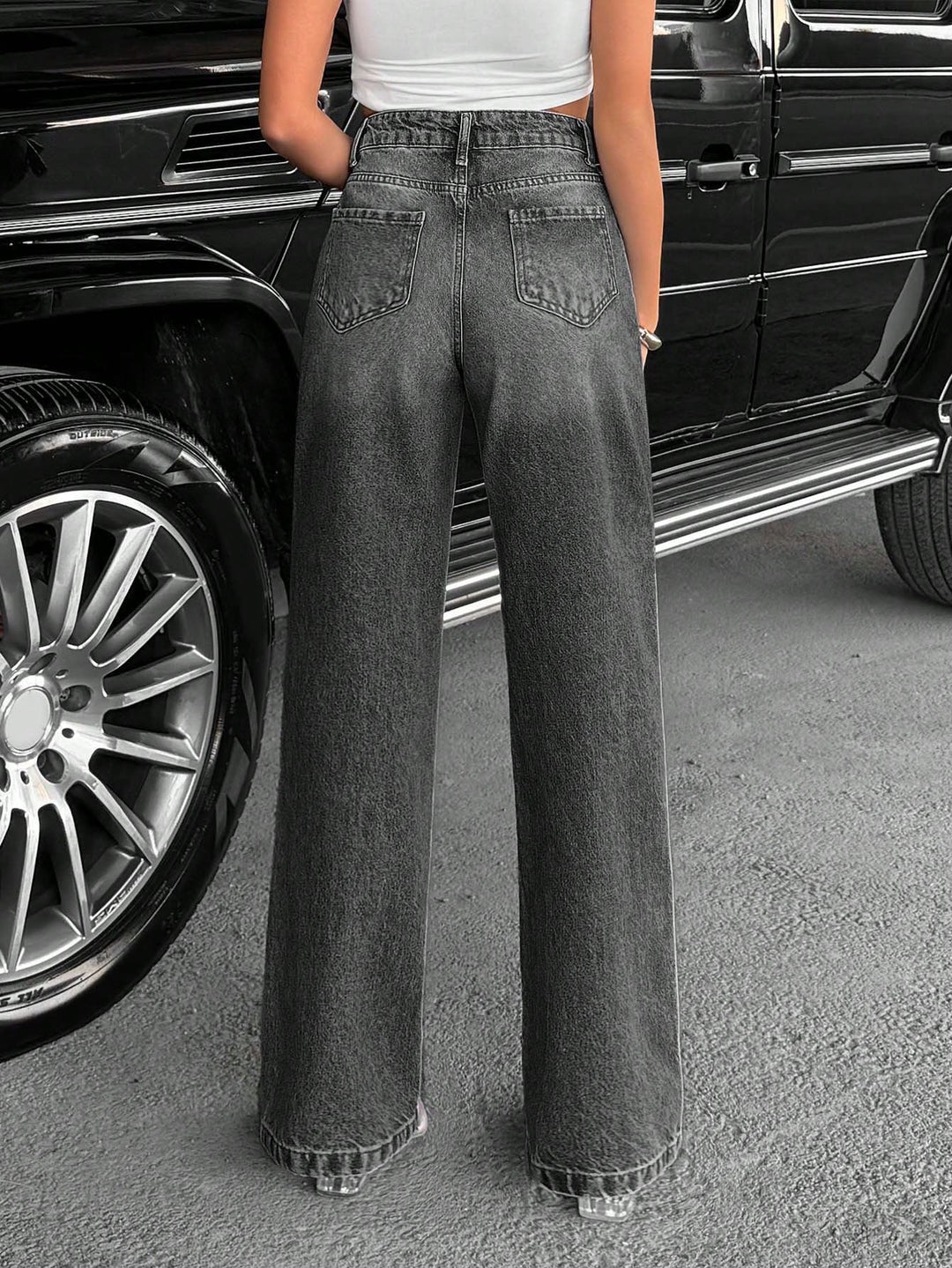 Jeans SHEIN, gri
