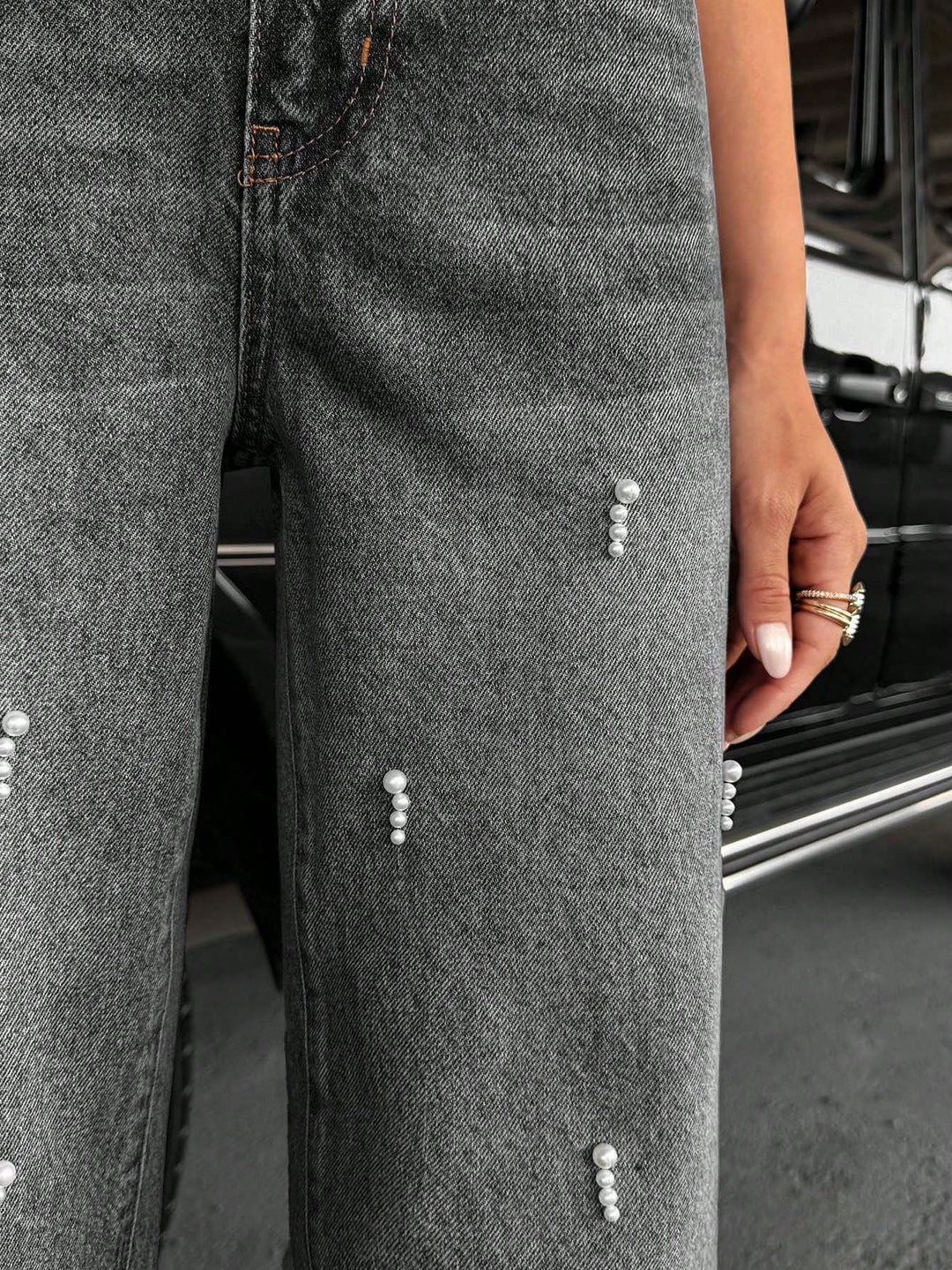 Jeans SHEIN, gri