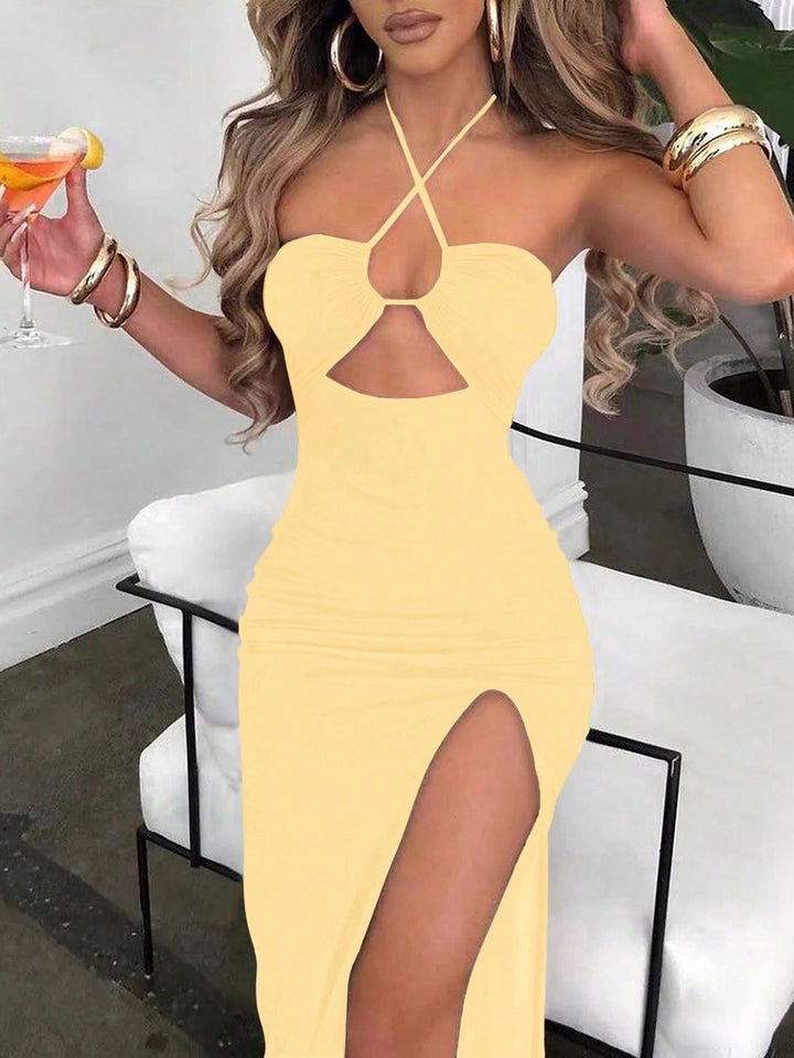 Rochie maxi SHEIN, galben