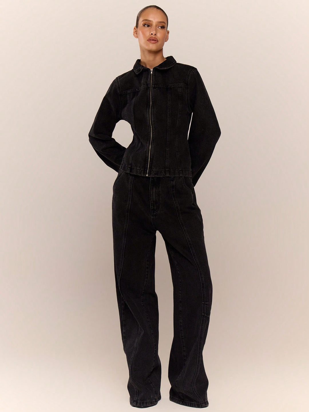 Jeans SHEIN, gri