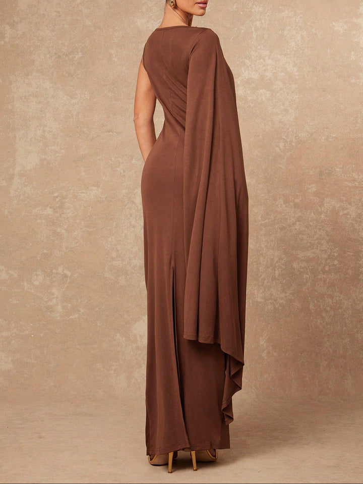 Rochie maxi Shein, maro