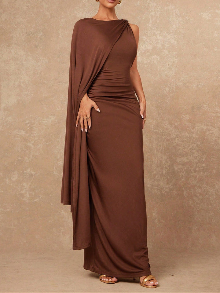 Rochie maxi Shein, maro