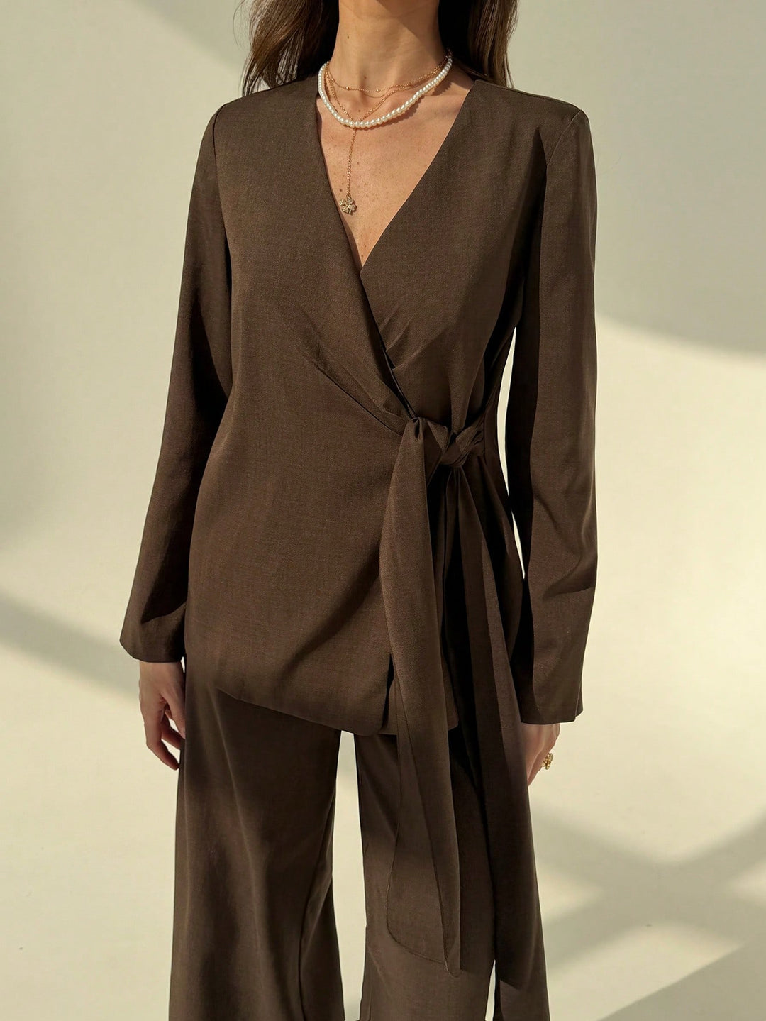 SHEIN együttes, barna