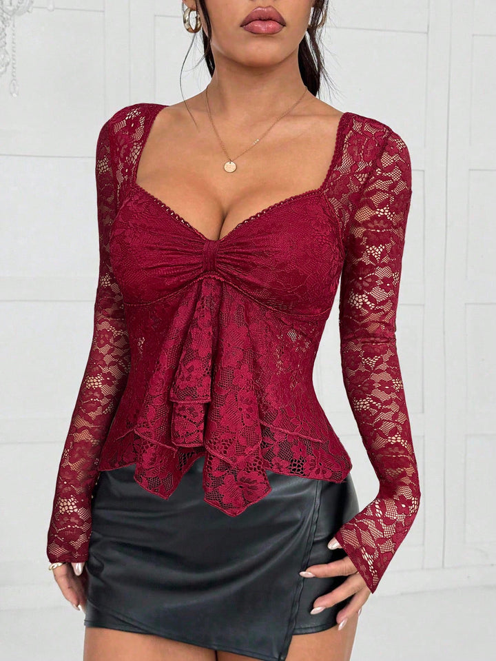 Tricou SHEIN, vișiniu