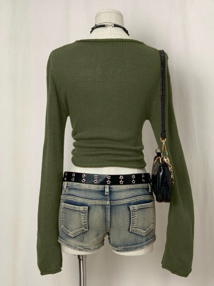 Pulover SHEIN, kaki