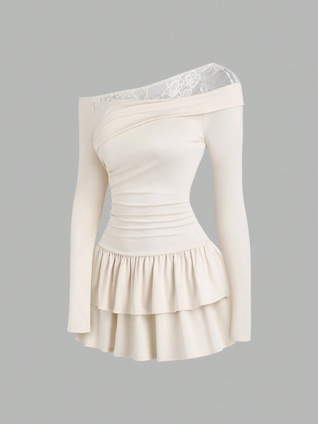 Rochie mini SHEIN, crem