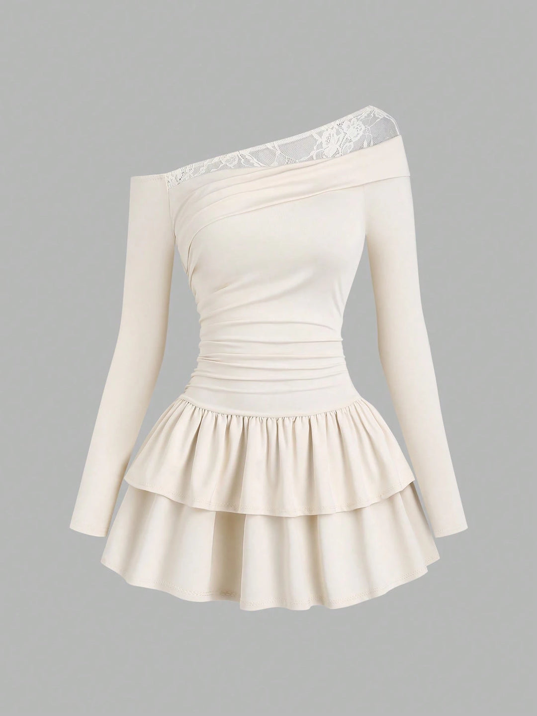 Rochie mini SHEIN, crem