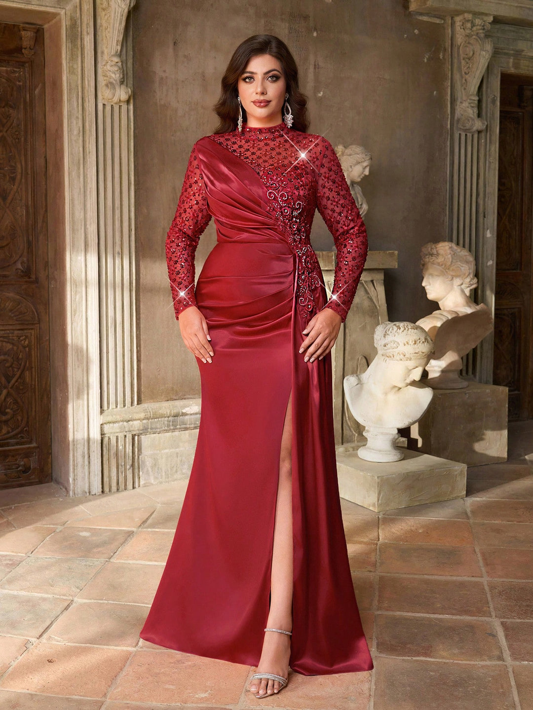 Rochie de ocazie SHEIN, roșu