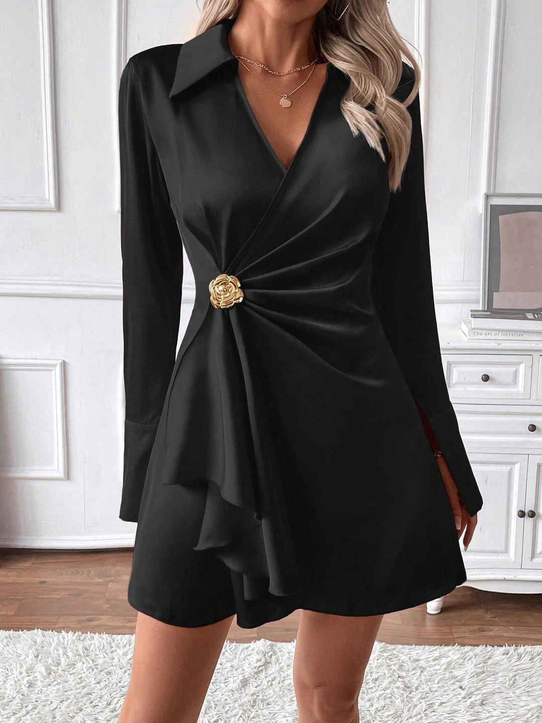 Rochie mini SHEIN, negru