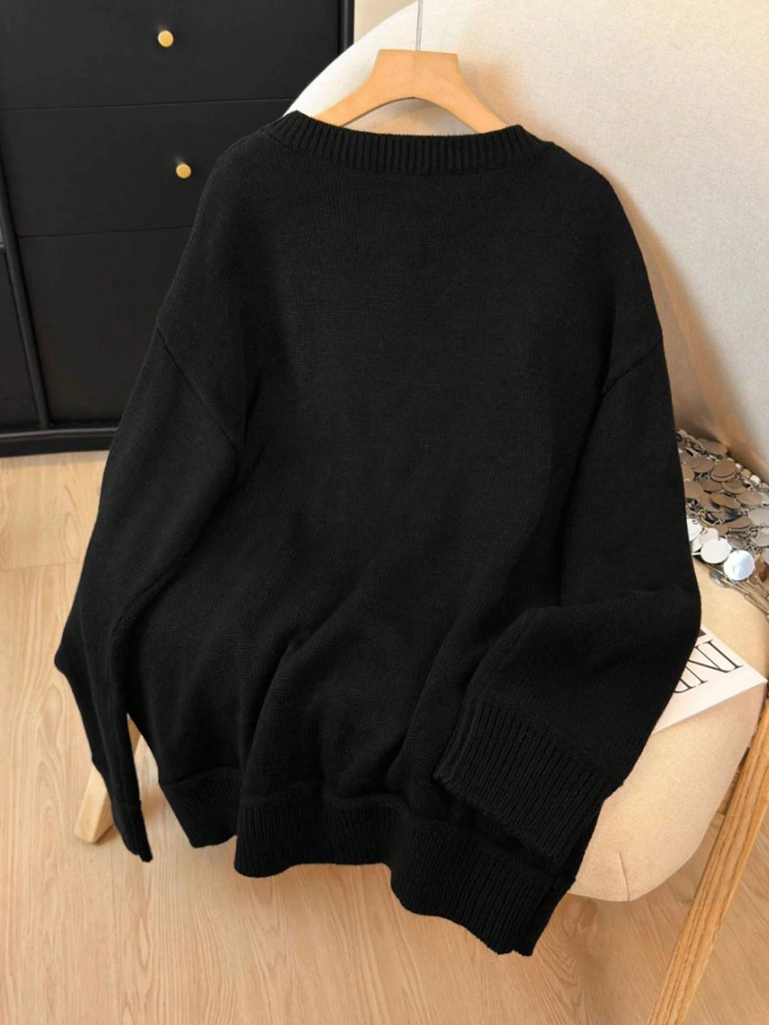 Pulover SHEIN, negru