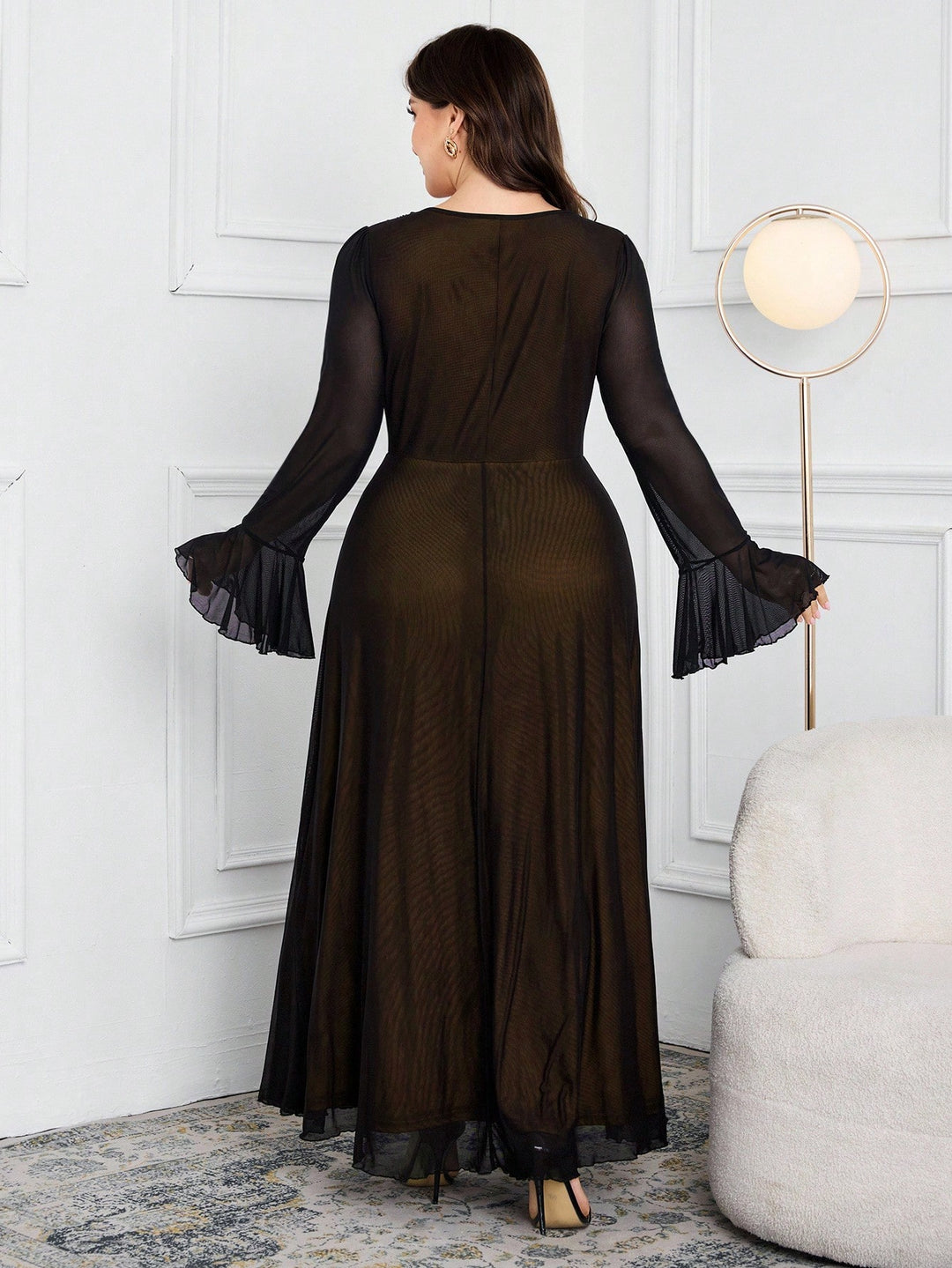 Rochie SHEIN, kaki