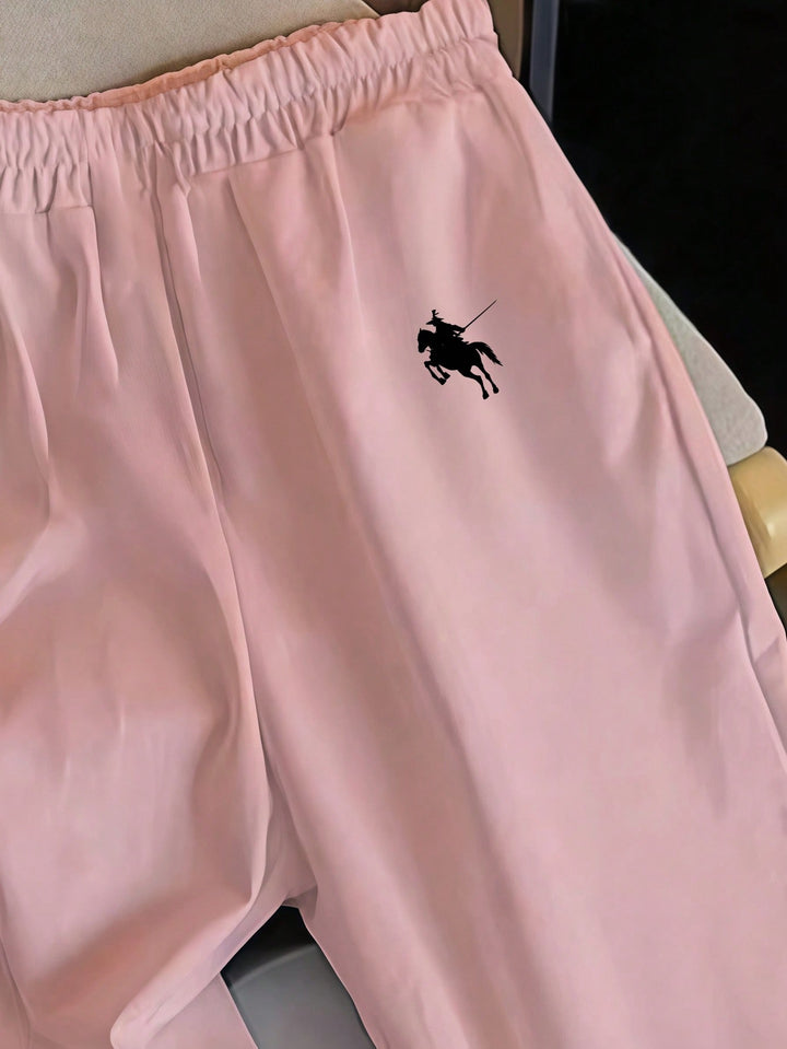 Pantaloni SHEIN, roz