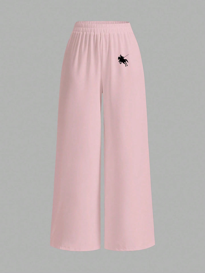 Pantaloni SHEIN, roz