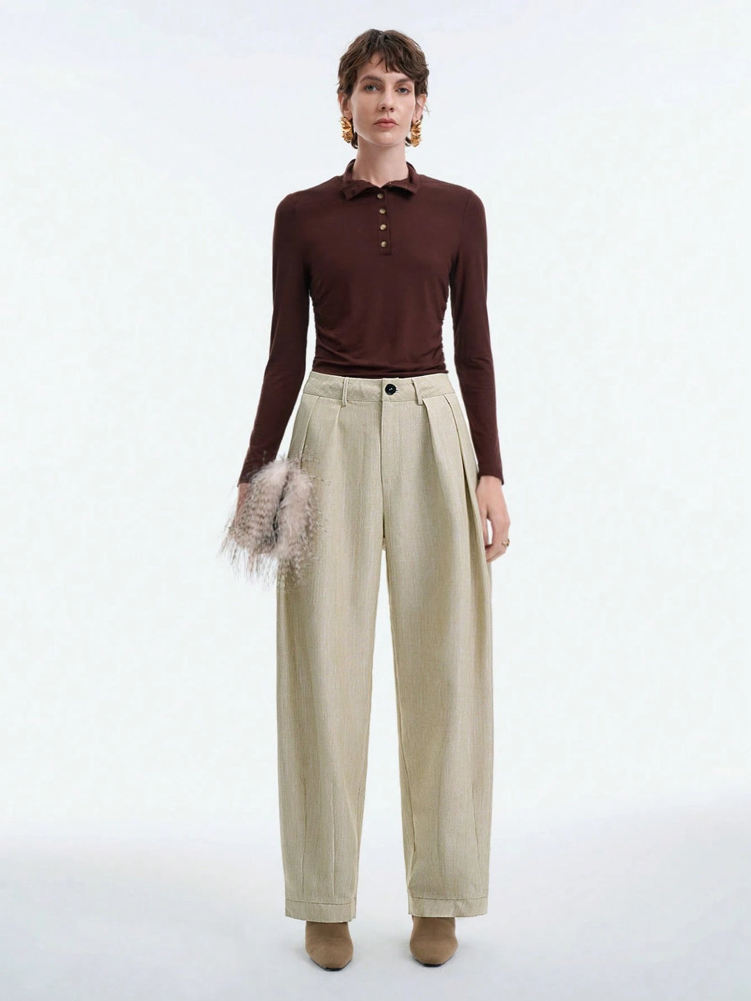Pantaloni SHEIN, bej
