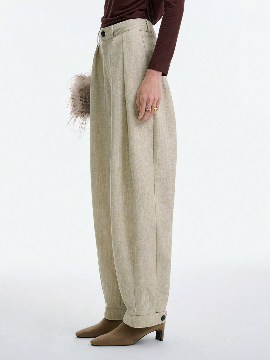 Pantaloni SHEIN, bej