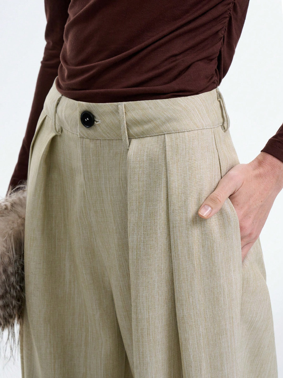 Pantaloni SHEIN, bej