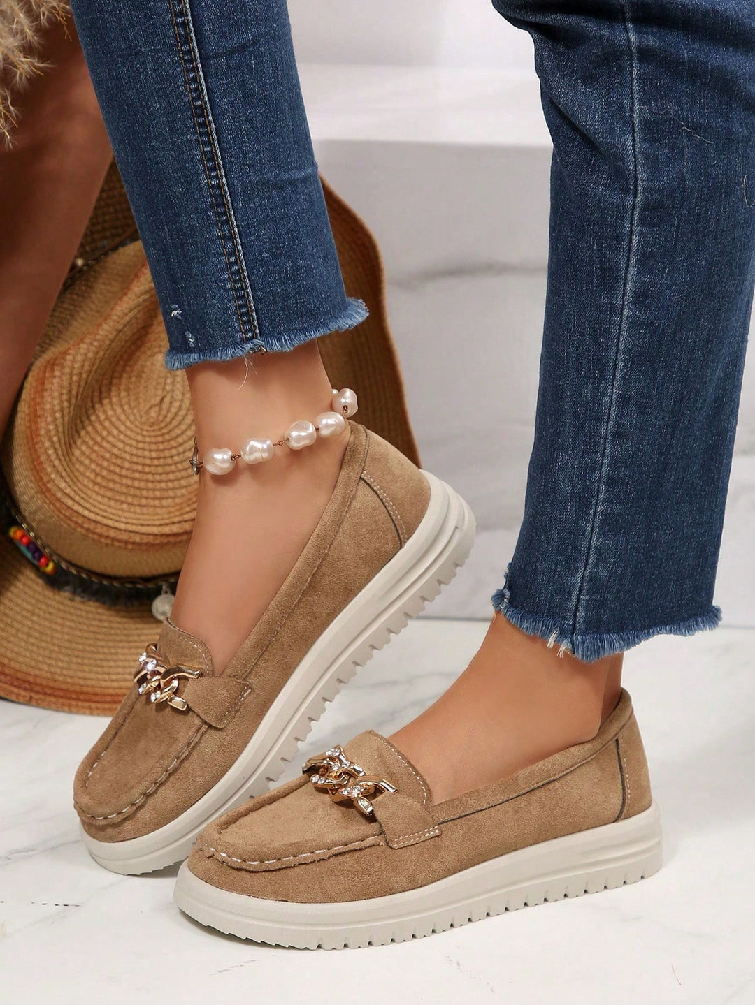 Pantofi sport SHEIN, kaki