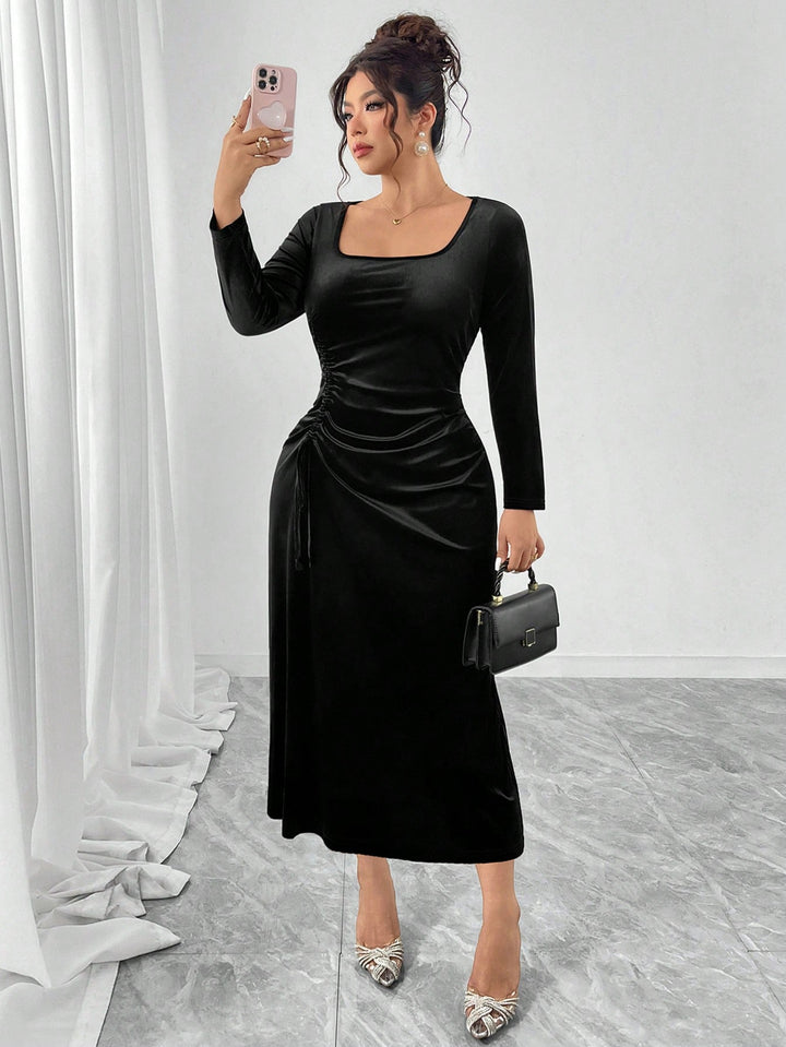 Rochie midi SHEIN, negru