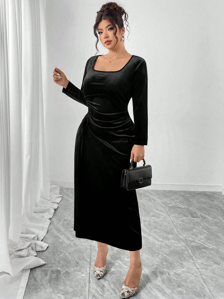 Rochie midi SHEIN, negru