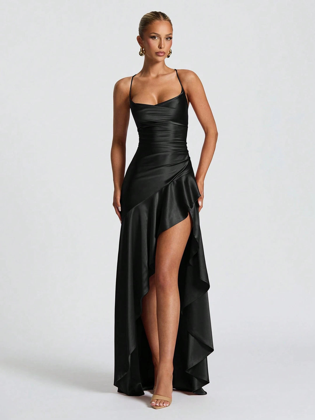 Rochie maxi SHEIN, negru