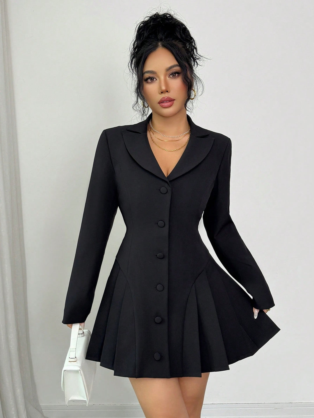 SHEIN Mini Dress, Black