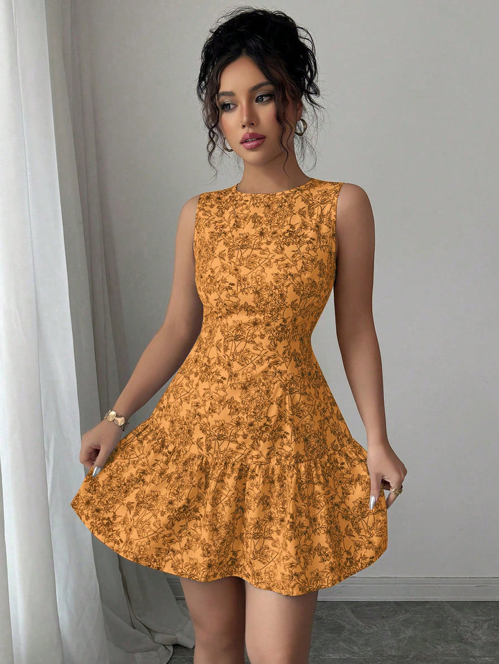 Rochie scurtă SHEIN, galben