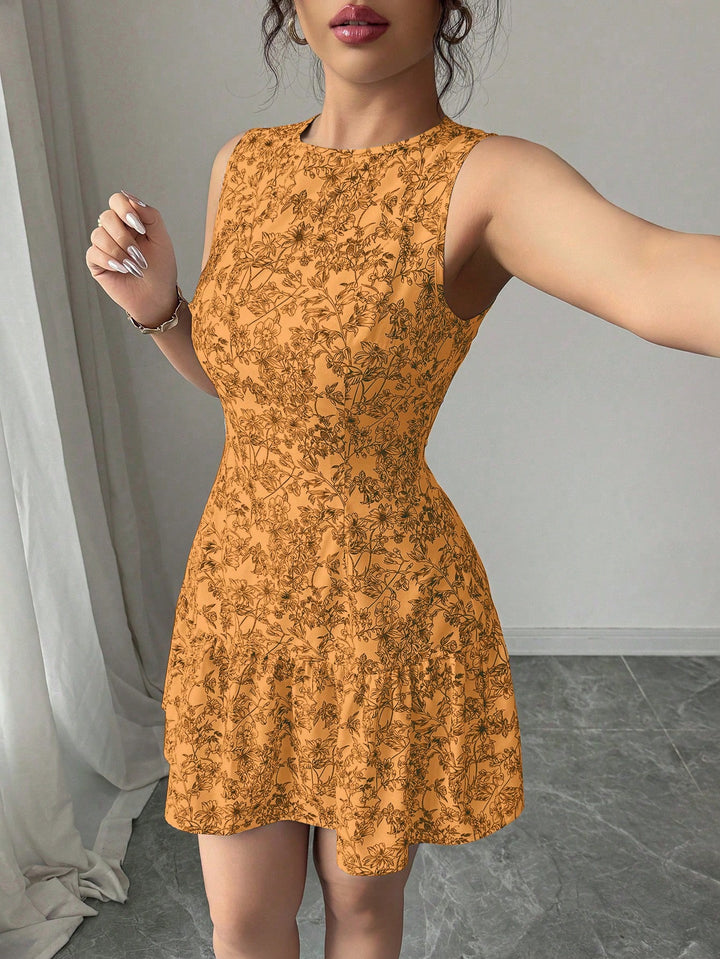 Rochie scurtă SHEIN, galben