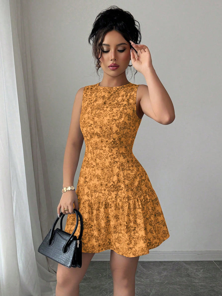 Rochie scurtă SHEIN, galben