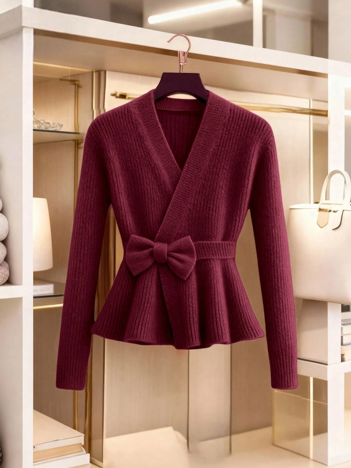 Cardigan SHEIN, vișiniu