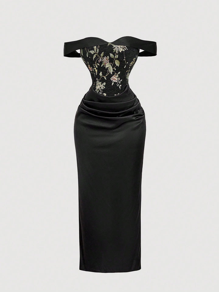 Rochie maxi SHEIN, negru