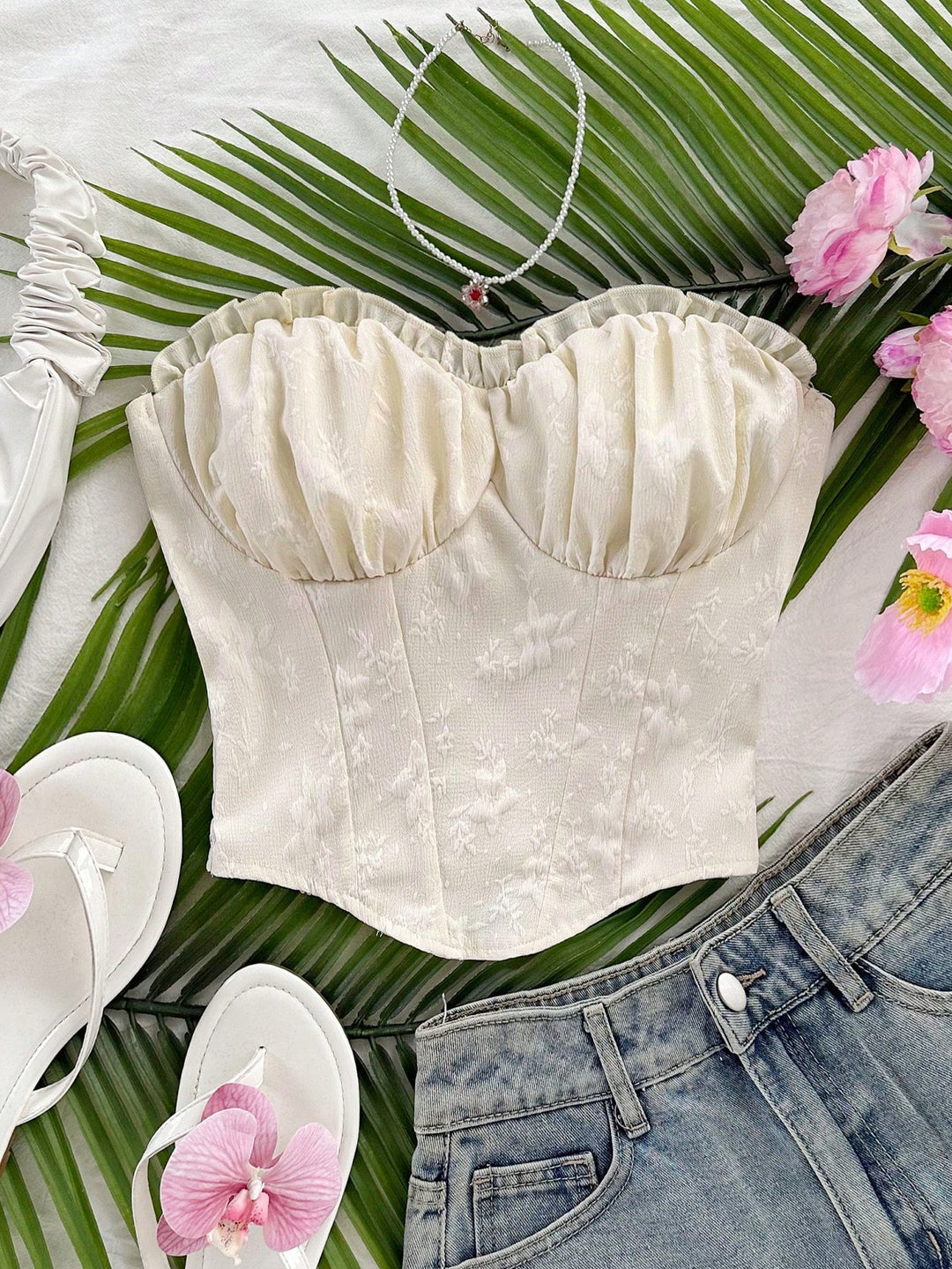 Top SHEIN, bej