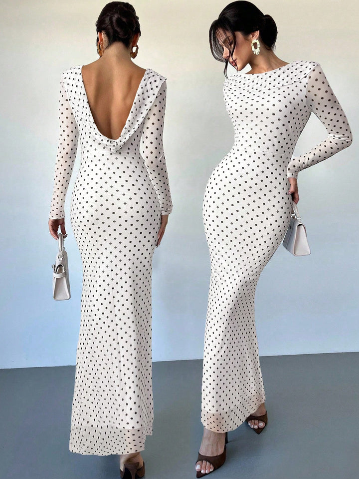 Rochie maxi SHEIN, alb