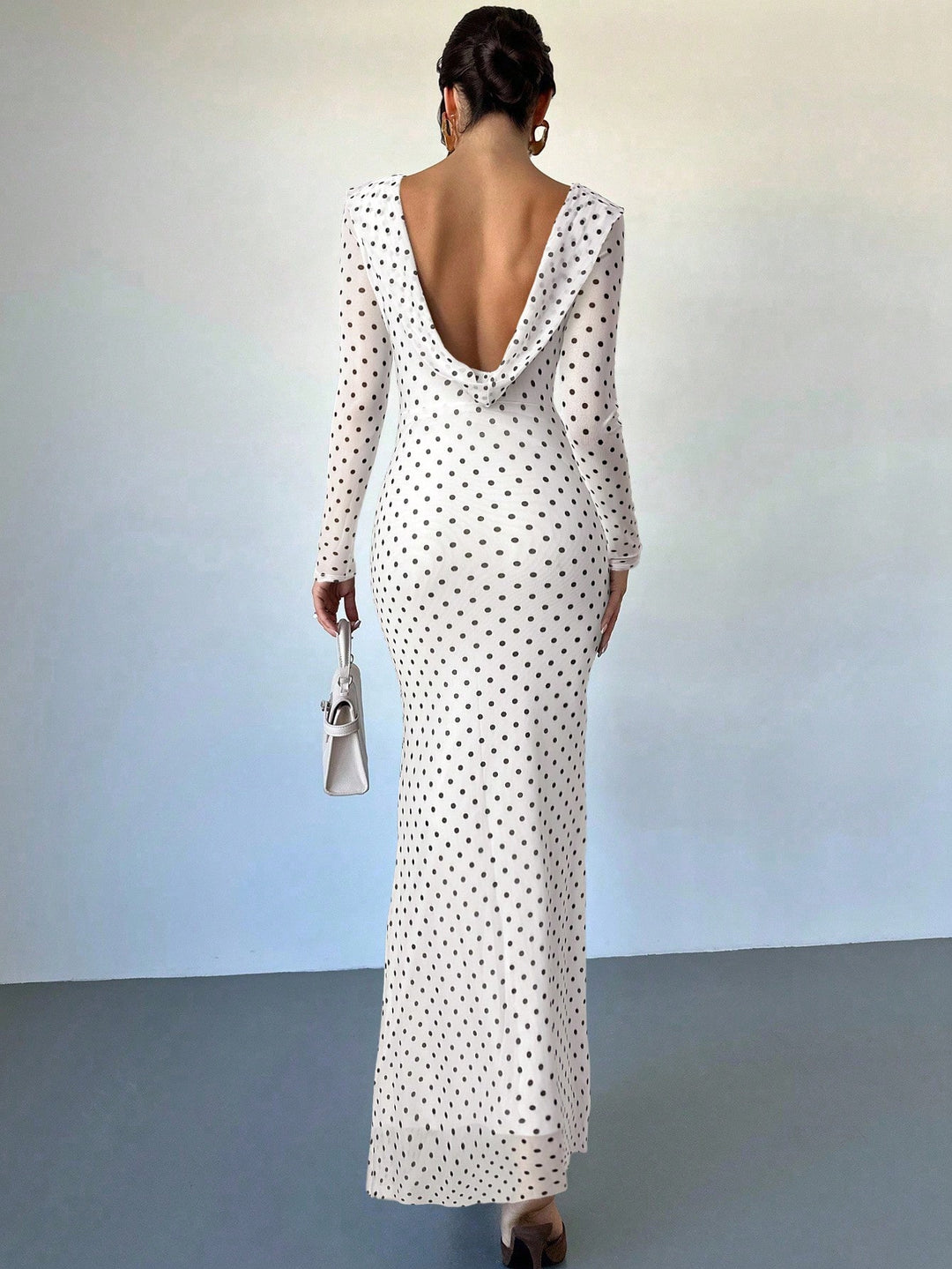 Rochie maxi SHEIN, alb