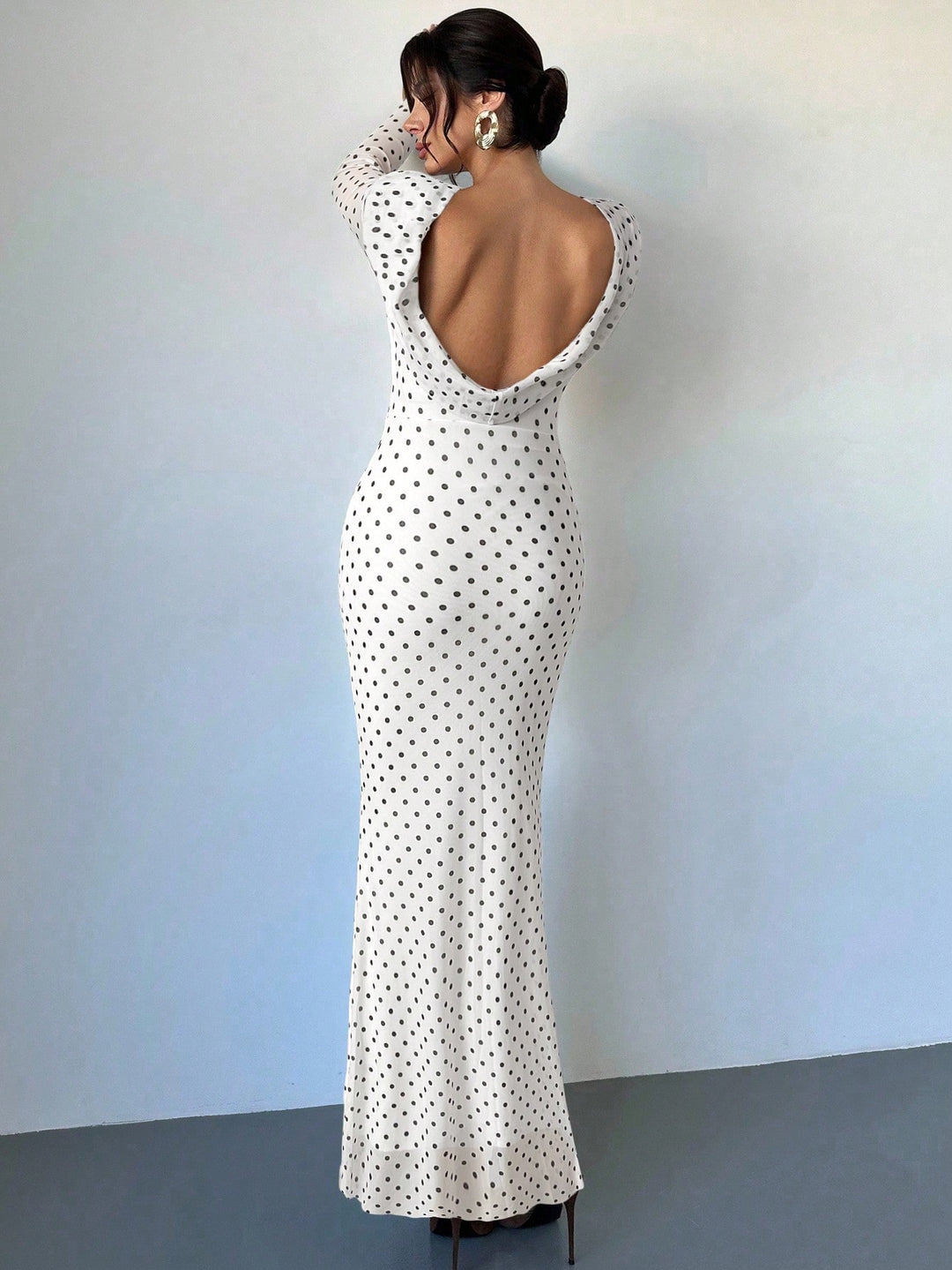 Rochie maxi SHEIN, alb