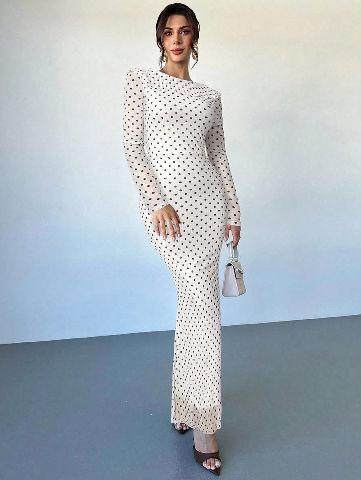 Rochie maxi SHEIN, alb