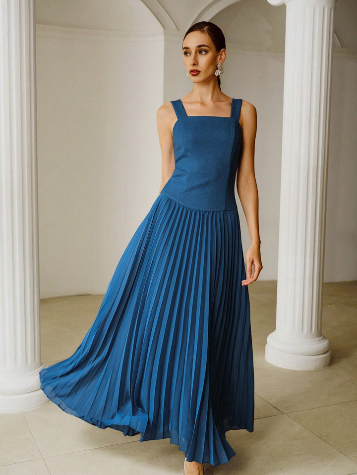 Rochie maxi SHEIN, albastru