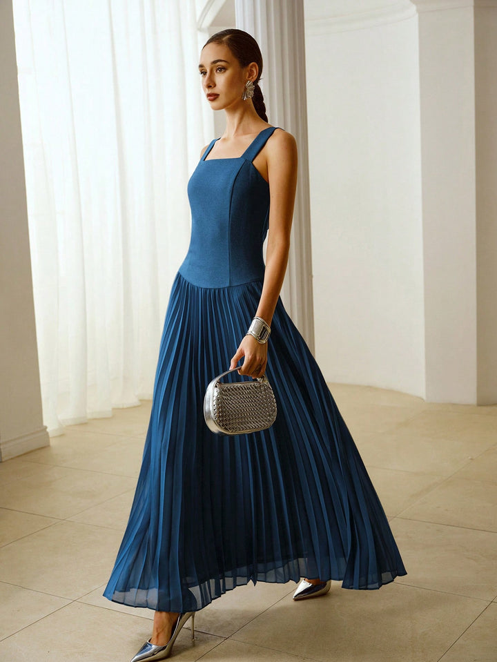 Rochie maxi SHEIN, albastru