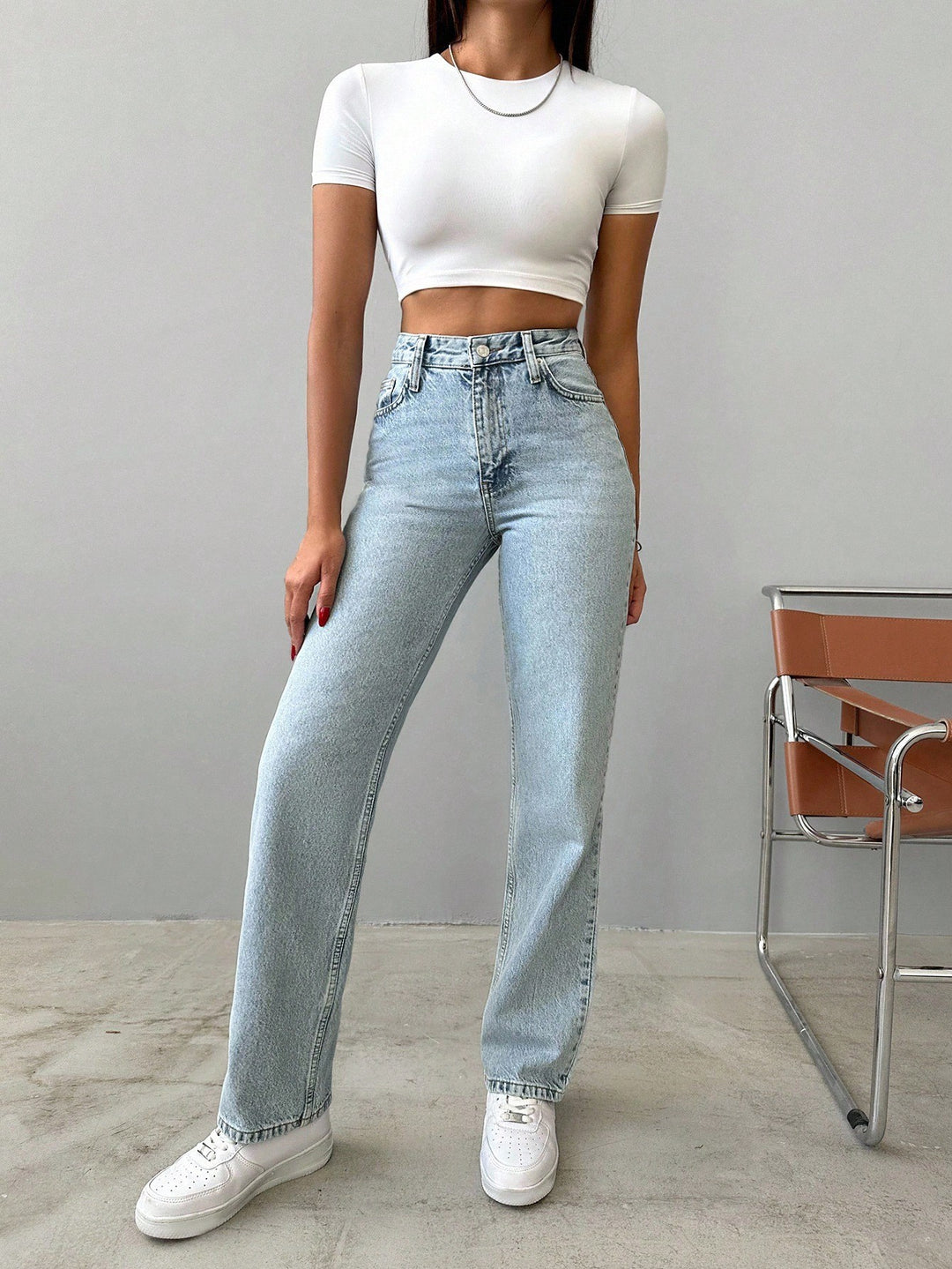 Jeans SHEIN, albastru