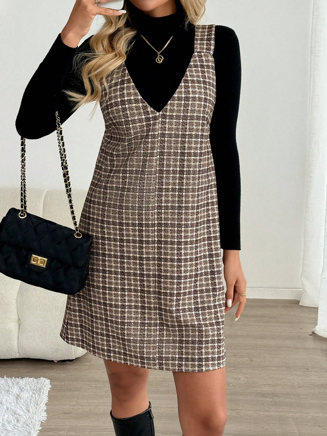 Rochie scurtă SHEIN, mix culori